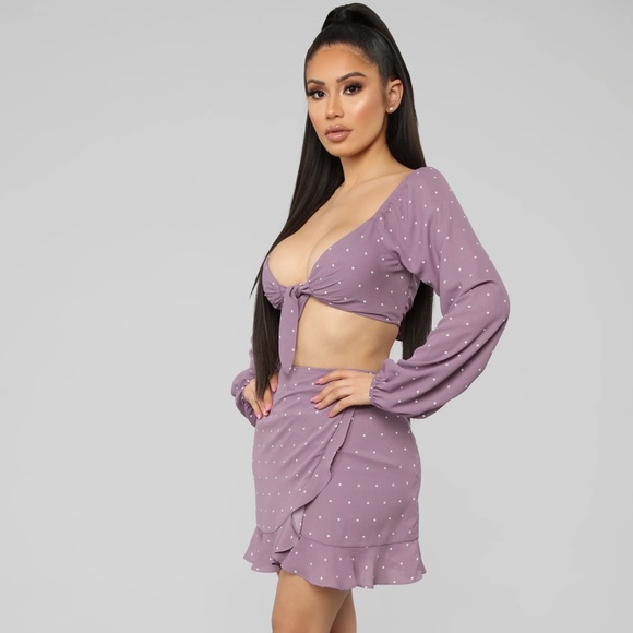 Deliah Polka Dot Skirt Set - Picture 3 of 12